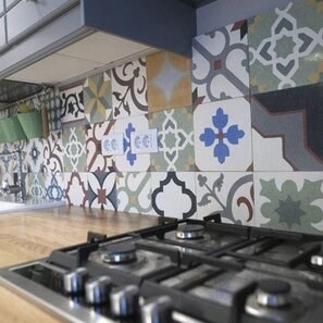 Terrazzo Oriental KR-09 Mix Pattern 20 x 20 x 1.8 cm