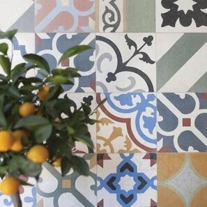 Terrazzo Oriental KR-09 Mix Pattern 20 x 20 x 1.8 cm