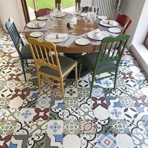 Terrazzo Oriental KR-09 Mix Pattern 20 x 20 x 1.8 cm