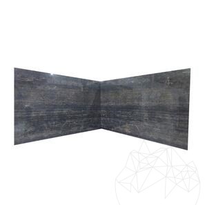 Lastra Marmura Tiger Black Polisata, 2 cm