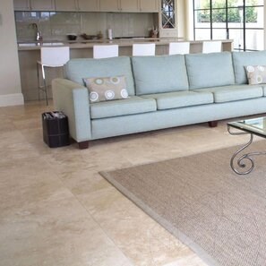 Travertin Classic PREMIUM Cross Cut Polisat, 61 x 61 x 1.2 cm