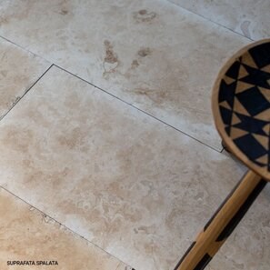 Travertin Classic Cross Cut Periat si Chituit, 61 x 30.5 x 1.2 cm