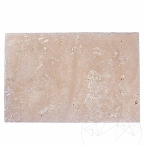 Travertin Classic Cross Periat si Daltuit, 61 x 40.6 x 3 cm
