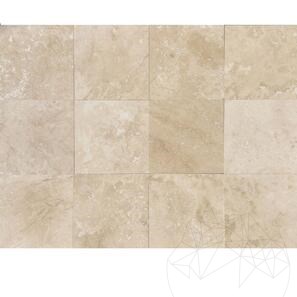Travertin Classic PREMIUM Cross Cut Mat, 30.5 x 30.5 x 1.2 cm