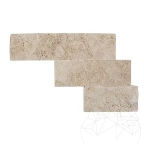Travertin Classic Scapitat, 7.5 cm x LL x 2.2 cm