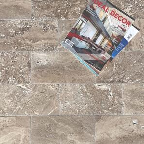 Travertin Latte PREMIUM Periat, 30.5 x 15.2 x 3 cm 