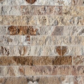 Travertin Riad Multicolor Scapitat, 20 x 5 x 2 cm