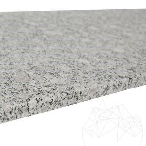 Treapta granit Rock Star Grey Fiamat 120 x 33 x 2 cm