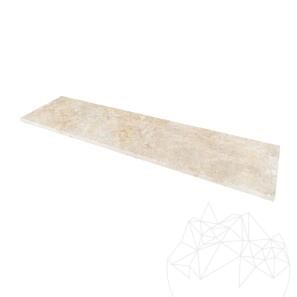 Treapta marmura Crema Royal Polisata, 120 x 30 x 2 cm