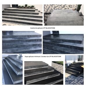 LTP Profesional BLACKSTONE - Impermeabilizant ecologic pt. refacerea placarilor exterioare, pt. piatra naturala, 1 L