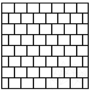 Travertin Classic Cross Antichizat, 10 x 10 x 1 cm - Economy