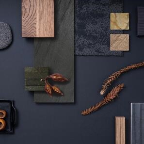 Marmura Flexibila SKIN Panel 3D Express - Rain Forest Brown, 60x15 cm, Autoadeziv 3M pt. Placari Interioare Mobilier