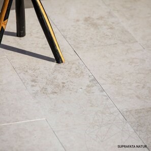 Limestone Vratza Beige Polisata, 60 x 30 x 1.2 cm