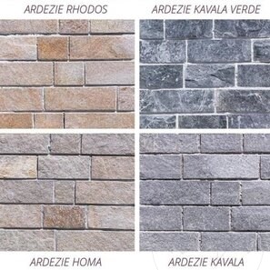 Set Mobilier Gradina Mediteraneo (masa: 130x80x71cm, banca: 140x55x86cm, 620 kg/set, piatra naturala, caramida)