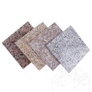 MOSTRA-Granit Rock Star Brown Fiamat, 60 x 30 x 2.5 cm