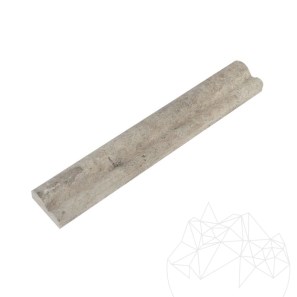 Bagheta M4 Travertin Silver, 2 x 5 x 30.5 cm