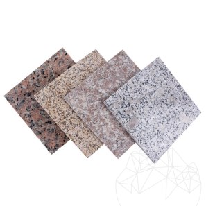 Mostra-Granit Santa Rossa Polisat, 60 x 30 x 1.2 cm