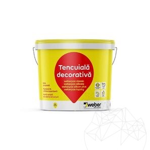 Tencuiala decorativa silicatica Weber.Pas Silicate, 25 kg Grupa O