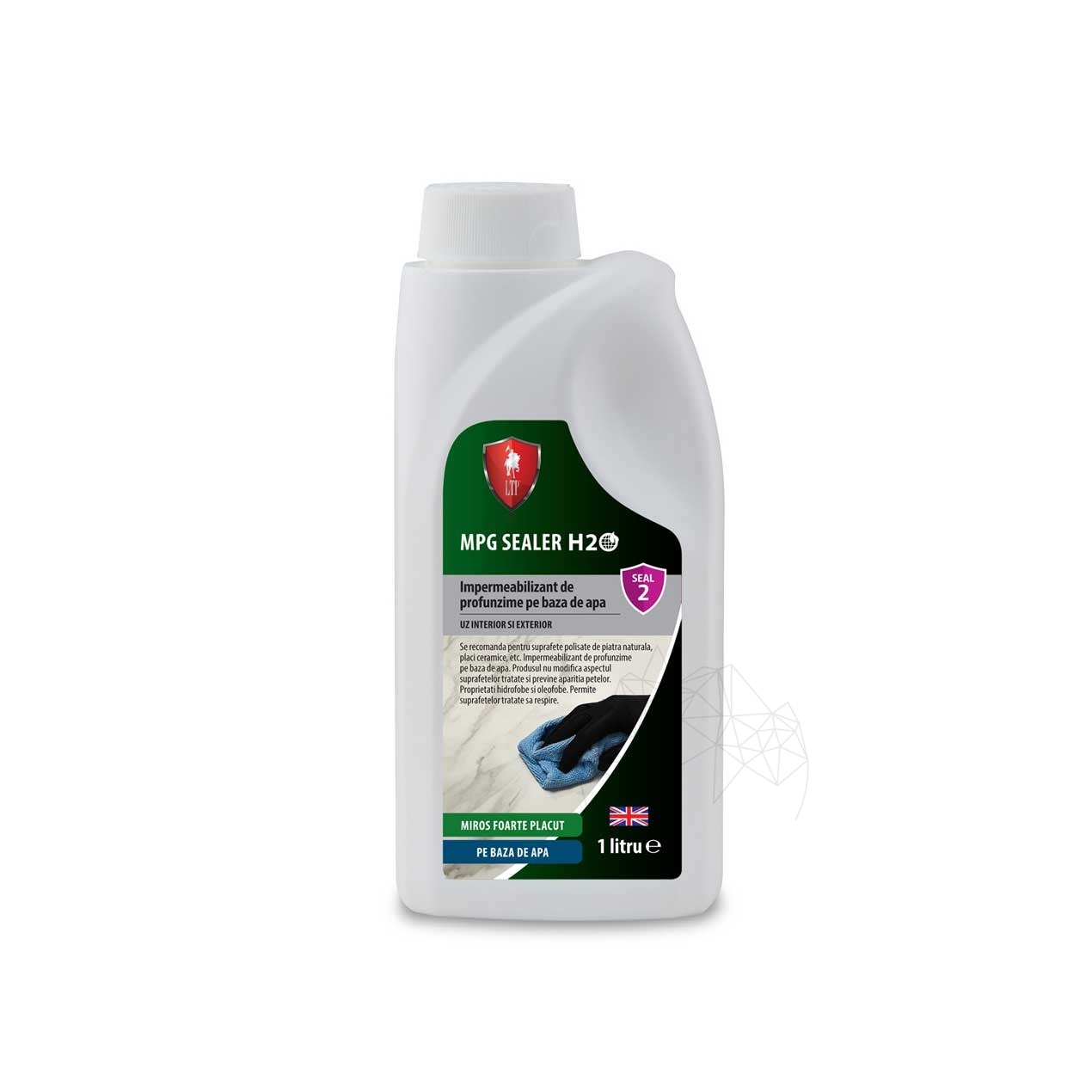 LTP Premium MPG H2O - Impermeabilizant ECO pt. suprafete polisate din piatra naturala si ceramica, 1 L