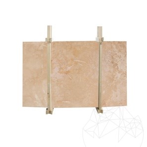 Lastre Travertin Classic Cross Cut Mat & Chituit, 3 cm