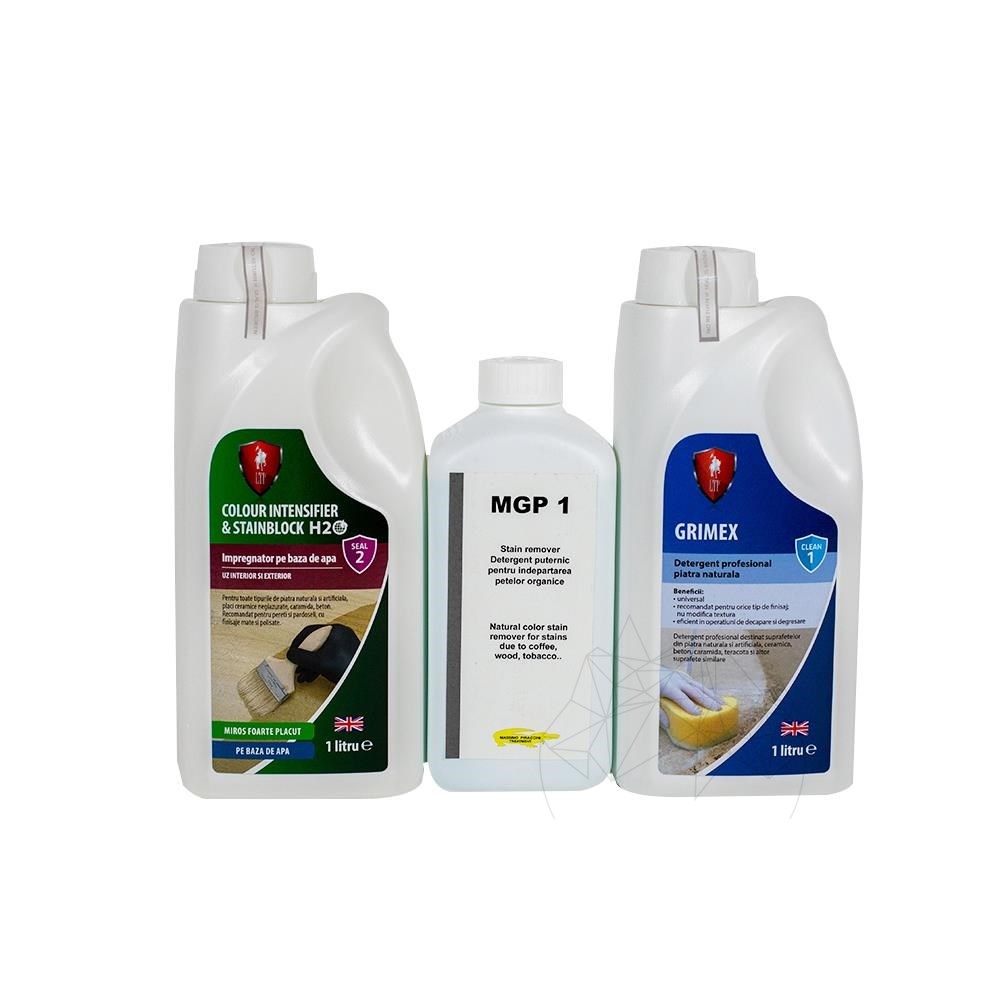 Kit LTP curatare, impermeabilizare, intensificare culoare si intretinere