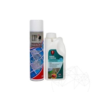 Kit LTP curatare intensiva + impermeabilizare suprafetelor de gresie & faianta