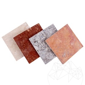 Mostra-Travertin Latte PREMIUM French Pattern Set Periat, 1.2 cm