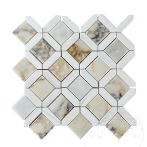 Mozaic Eclipse Marmura Arabescato & White Dolomite 