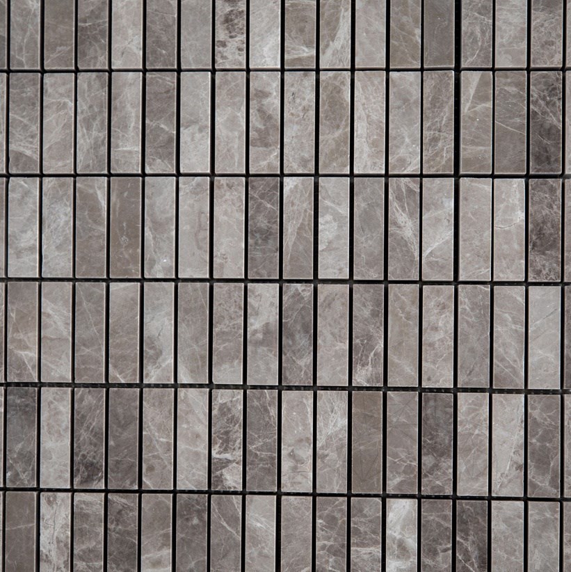 Mostra-Mozaic Marmura Crema di Bergamo Polisat, 1.5 x 5 cm