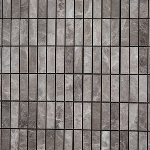 Mostra-Mozaic Marmura Crema di Bergamo Polisat, 1.5 x 5 cm