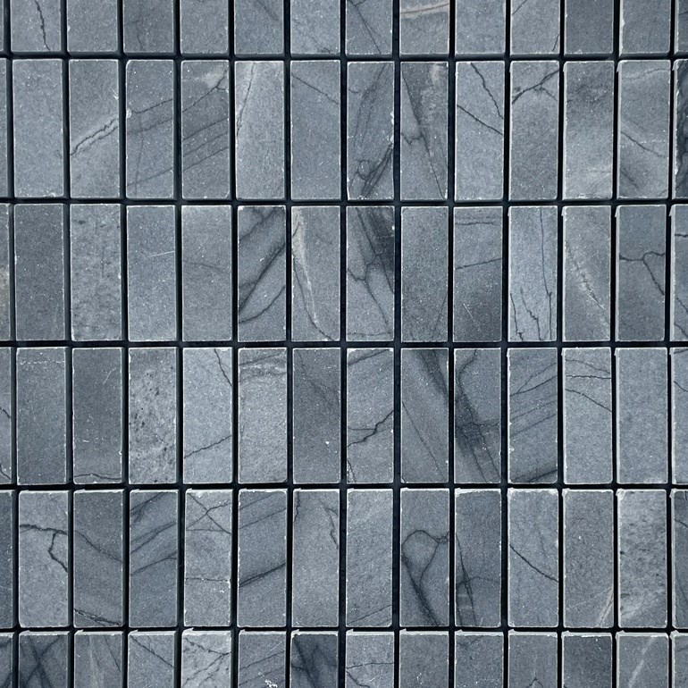 Mostra-Mozaic Marmura Snake Blue Periat 1.5 x 4.8cm