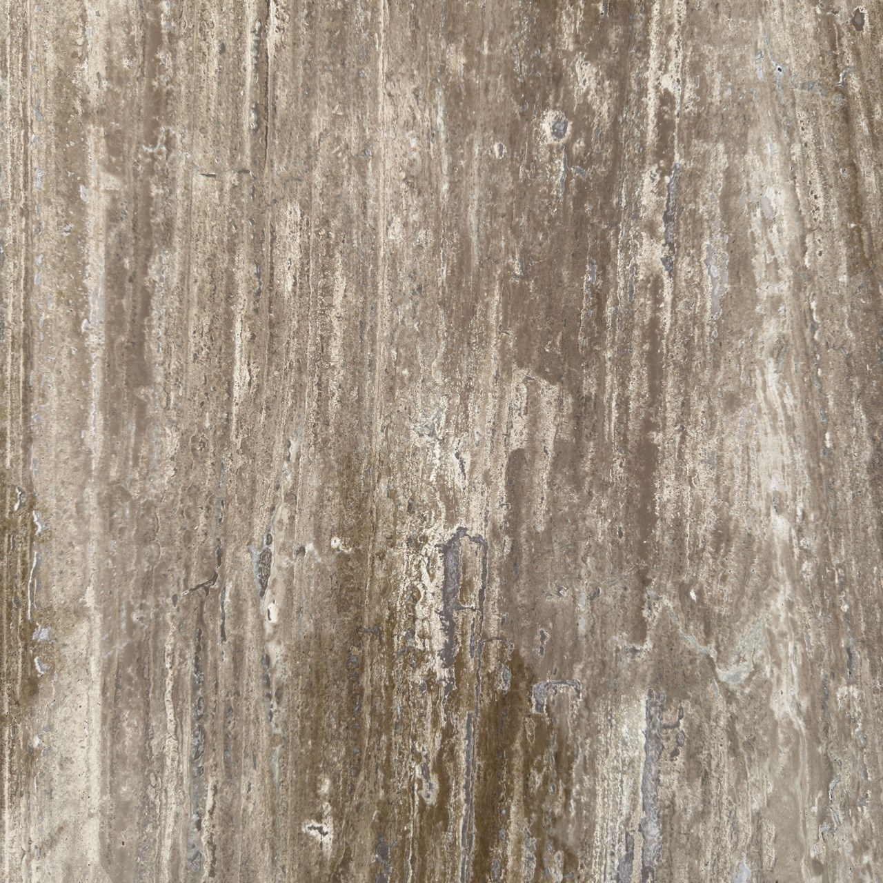 Mostra-Travertin Royal Walnut Vein Cut Polisat, 61 x 30,5 x 1,2 cm
