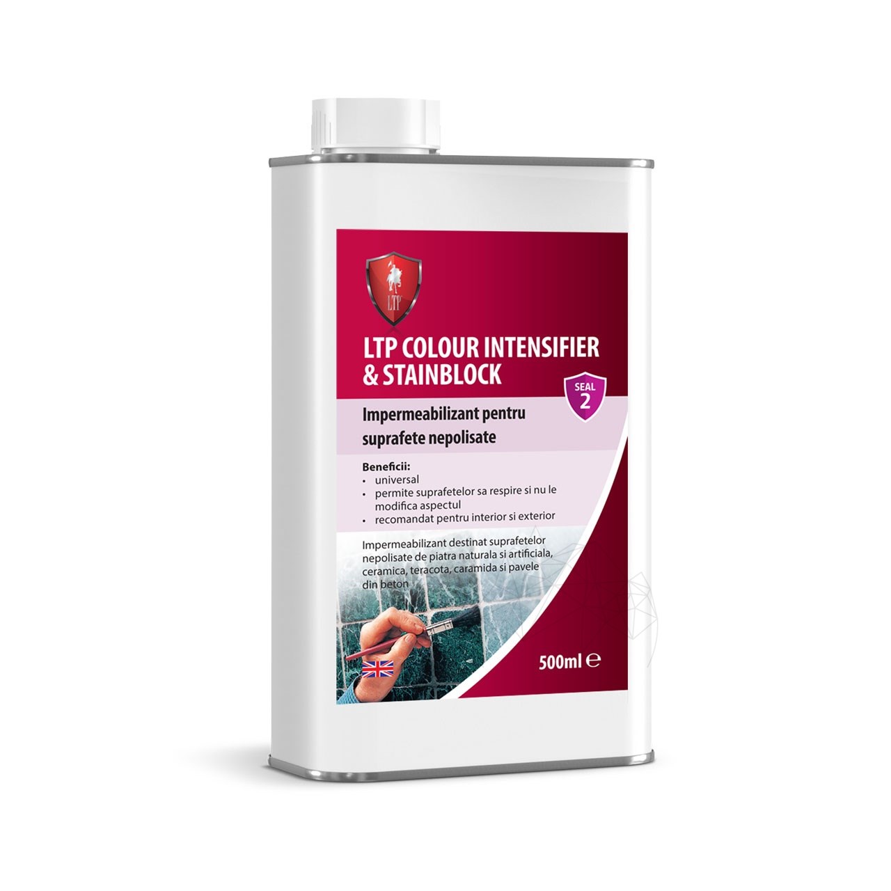 LTP Profesional Colour Intensifier - Impermeabilizant  cu intensificarea culorii pt. piatra naturala, 500 ml