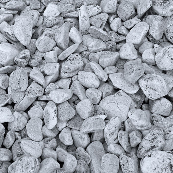 Pebbles Silver, 3-6 cm Sac 20 kg