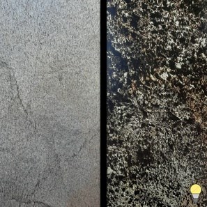 Ardezie Flexibila Translucida SKIN 2mm  - Silver Shine Gold, 240 x 90 cm | Iluminare Ambientala, Interior & Exterior