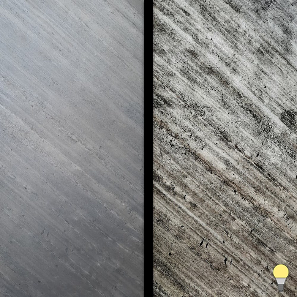 Ardezie Flexibila Translucida SKIN 2mm - Black Line, 122x61 cm | Iluminare Ambientala, Interior & Exterior