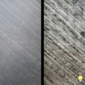 Ardezie Flexibila Translucida SKIN 2mm - Black Line, 122x61 cm | Iluminare Ambientala, Interior & Exterior
