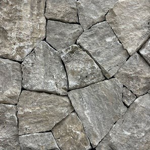 Travertin Poligonal Rock Face Silver