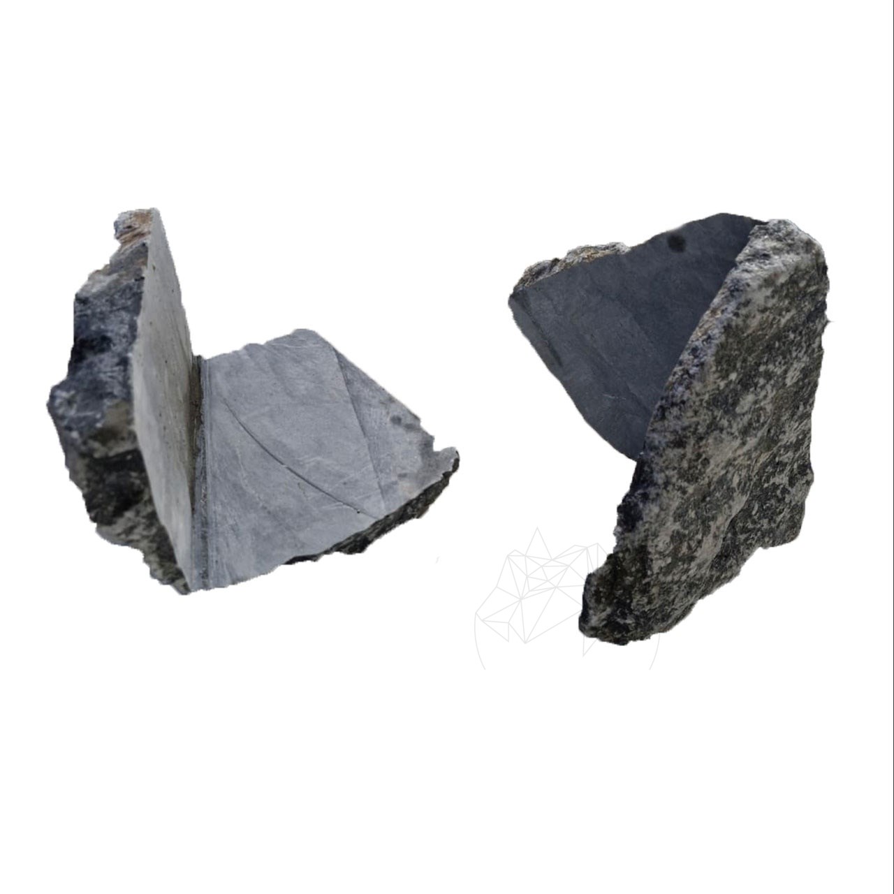 Marmura Poligonala Rock Face Lava Black (Coltar)