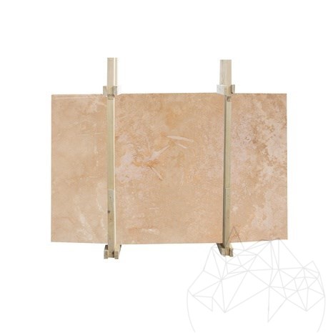 Lastra Travertin Classic Cross Cut Mat & Chituit, 3 cm