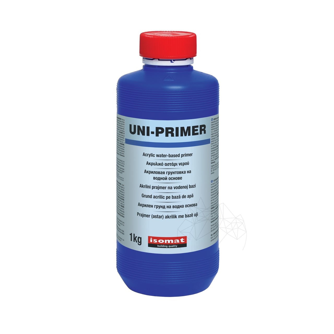 ISOMAT Uni-Primer – Amorsa acrilica de aderenta pentru marmura, gresie si piatra naturala (interior/exterior), 1 kg