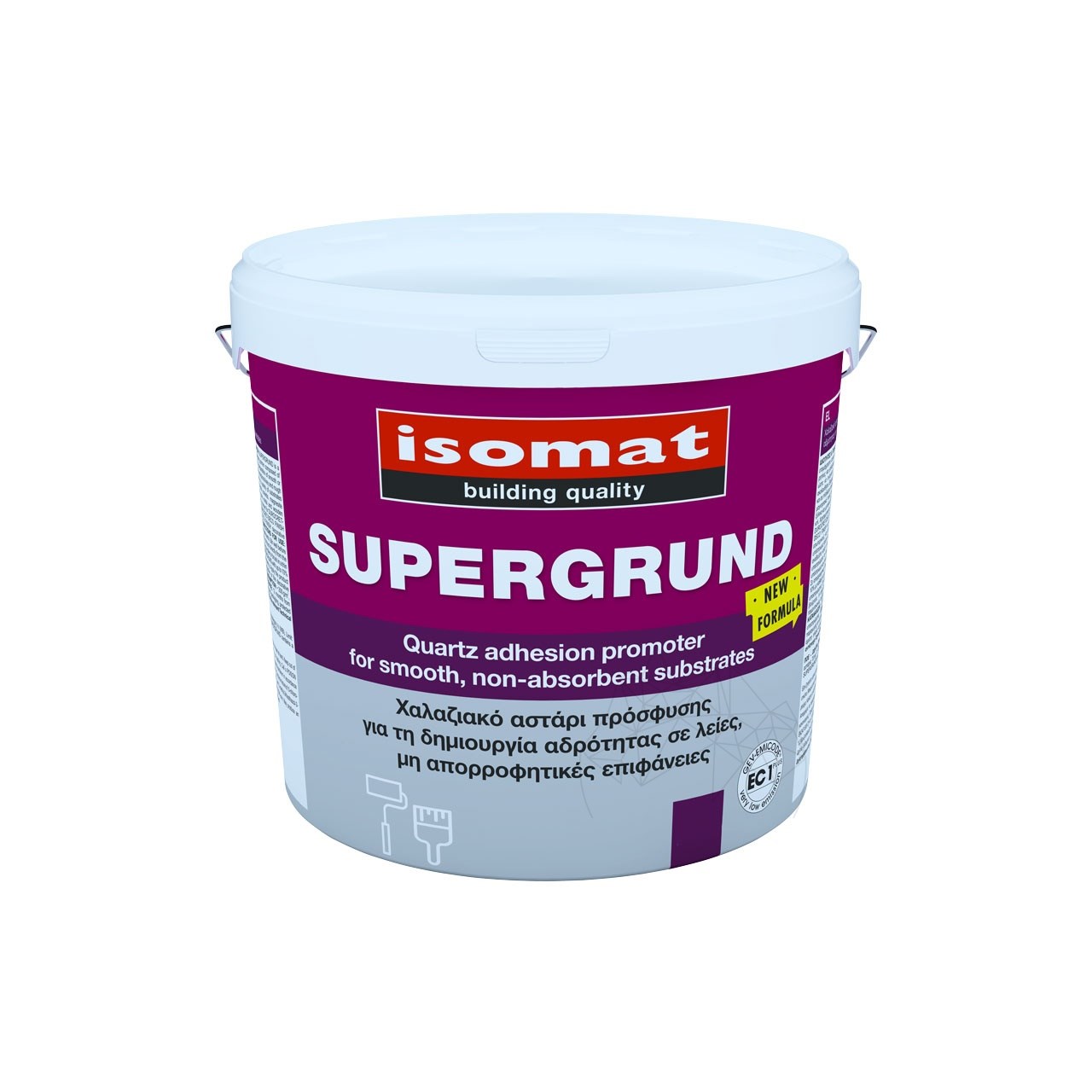 ISOMAT Supergrund – Grund cuartos de aderenta pentru suprafete netede, marmura si piatra naturala, 1 kg