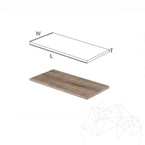 Bordo Toro + Baston 1L (Treapta/Bordura Piscina) - Piatra Sinterizata, 30X60X3