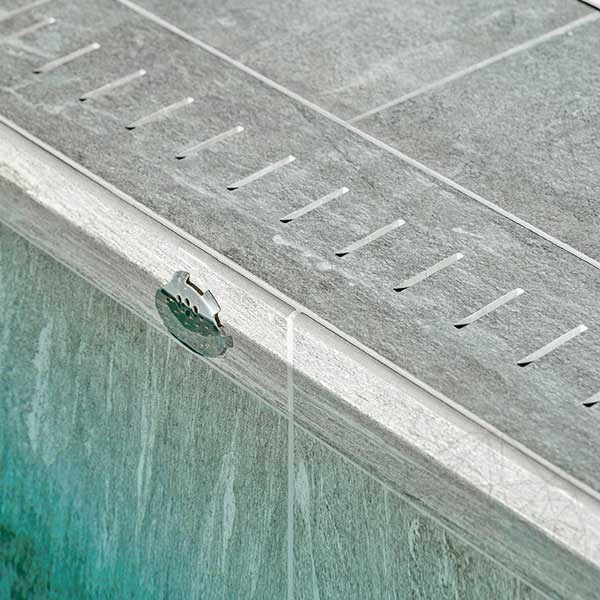 Rigola piscina Griglia - Piatra Sinterizata, 20X90X3