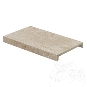 Bordura Piscina U (Copertina)  - Piatra Sinterizata, 30X80X3XH5 Cm