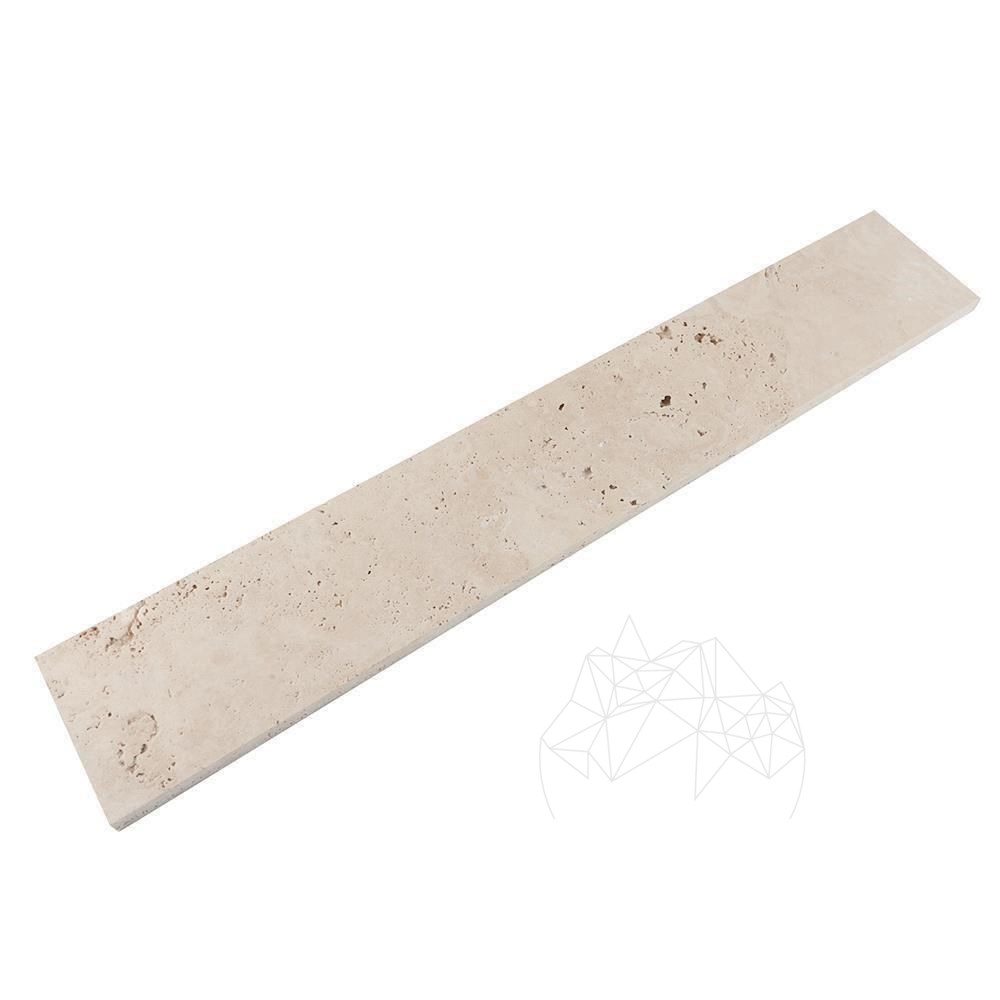 Plinta Travertin Classic Cross Cut Periat 8 x 61 x 1.2cm