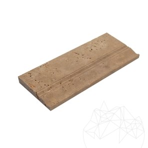 Bagheta M10 Travertin Noche, 12.5 x 30.5 x 2 cm