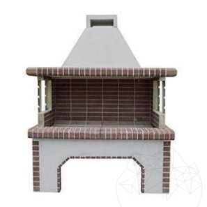 Gratar Harmony Chocolate Mare placat cu caramida refractara