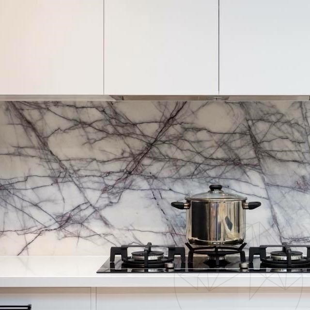 Blat Marmura Calacatta Lilac Polisata 238 x 65 x 3 cm