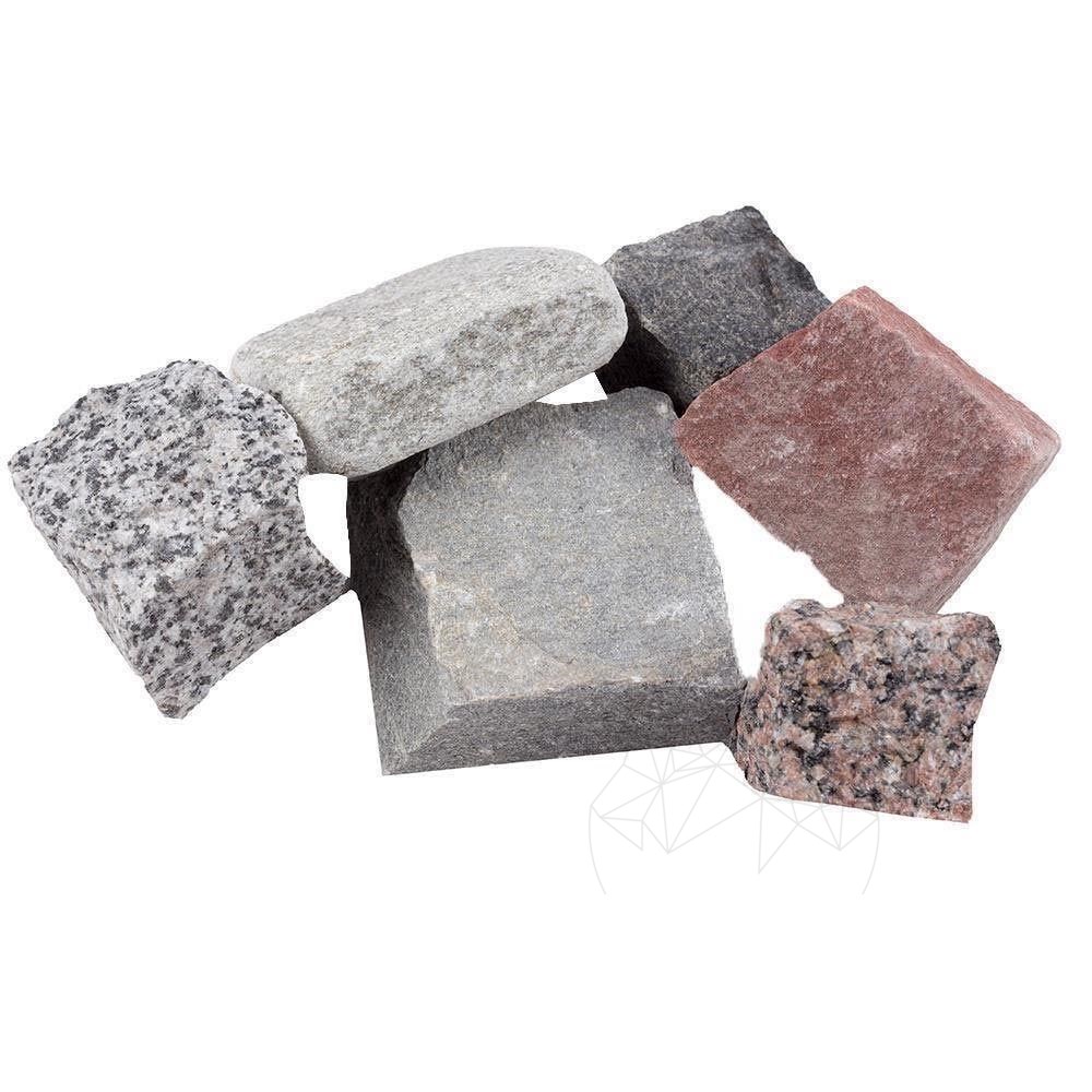 Mostra-Piatra Cubica Ardezie Kavala Natur, 10 x 10 x 5-7 cm